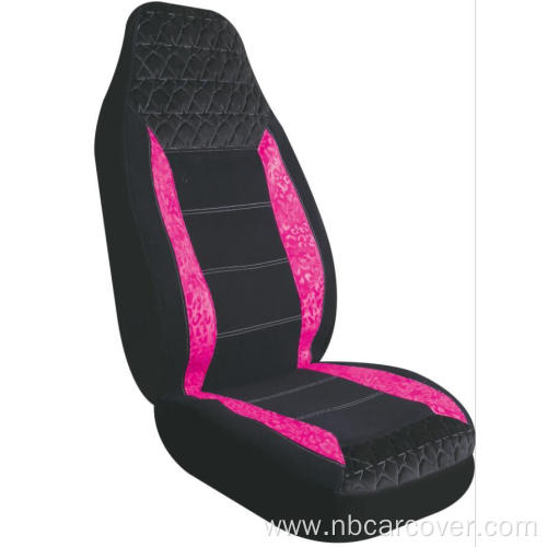 Fit Flat Cloth Pair Bucket Seat Cover(red)